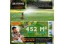 Brandson Rasensprinkler 360° Oszillation 12m Reichweite Bild 3