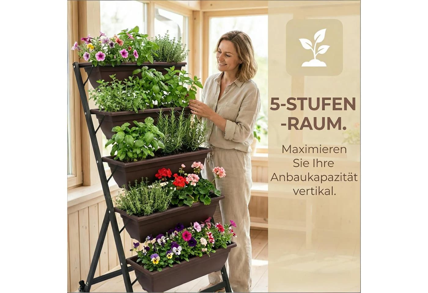 KAHOO 5-stöckiger Blumenständer - Bild 4