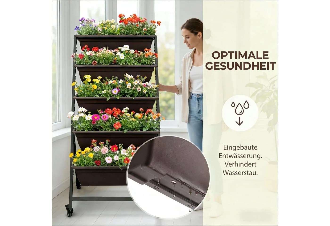 KAHOO 5-stöckiger Blumenständer - Bild 5