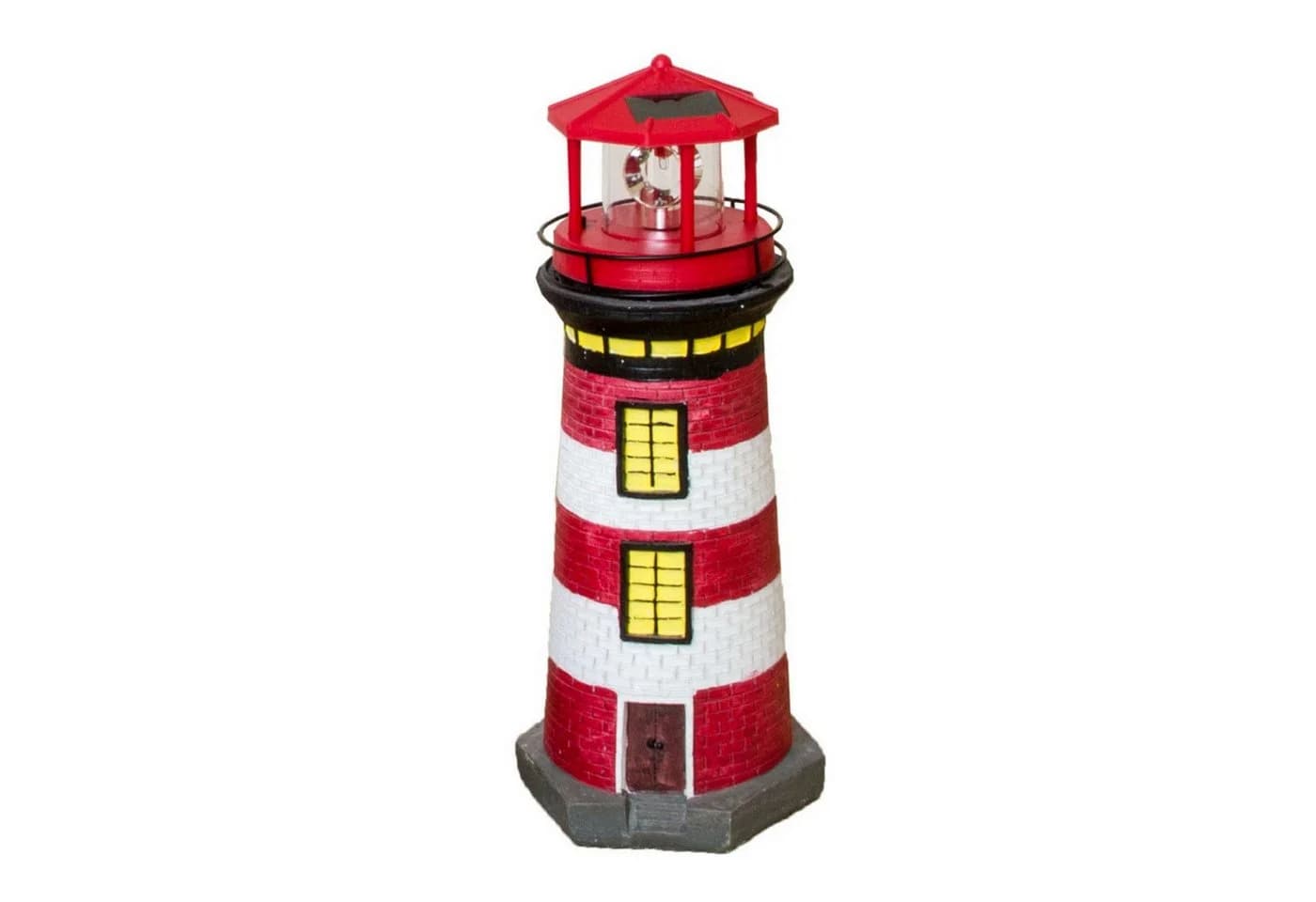 Lemodo Solar-Leuchtturm Dekofigur mit rotierender Beleuchtung - Bild 2