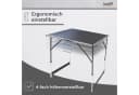 Lemodo 3-teiliger Klapp-Tisch höhenverstellbar schwarz/silber Bild 3