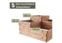 NATIV Pflanzentreppe Pflanzkasten 4 Fächer Braun Holz Bild 4