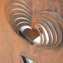 K&L Wall Art Gartenstecker Willkommen Edelrost Gartenschild Metall Bild 3