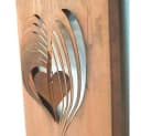 K&L Wall Art Gartenstecker Willkommen Edelrost Gartenschild Metall Bild 5