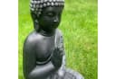 K&L Wall Art Buddha Statue Schwarz Kunststein Feng Shui Deko Bild 2