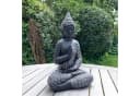 K&L Wall Art Buddha Statue Schwarz Kunststein Feng Shui Deko Bild 5