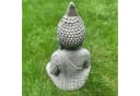 K&L Wall Art Buddha Statue Kunststein Grau Feng Shui Deko Bild 5