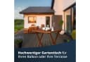 KHG Klapptisch Gartentisch Akazienholz Braun Bild 3