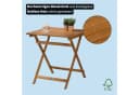 KHG Klapptisch Gartentisch Eukalyptus Braun Bild 5