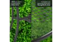 KHG Gartentisch Rund Anthrazit Gittergeflecht Metall Bild 3