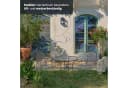 KHG Gartentisch Rund Anthrazit Gittergeflecht Metall Bild 4