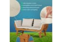 KHG Gartenliege Akazie geölt Daybed Sonnenliege Lounge-Set klappbar Bild 4