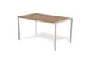 KHG Gartentisch Beige Stahl Polywood 140x75x83 cm Bild 2