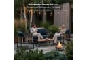 KHG Gartenlounge-Set 4-teilig Grau mit Akazienholztisch Bild 1