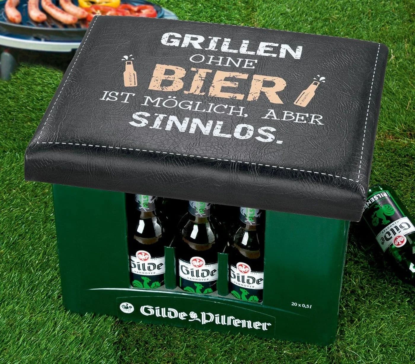GILDE Sitzpolster Kunststoff Grillen ohne Bier
