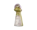 MF Froschpaar Lilly & Max Keramik Zaunfigur Grün 22 cm Bild 1