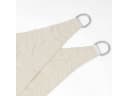 Woltu Sonnensegel Polyester Windschutz Creme Bild 4