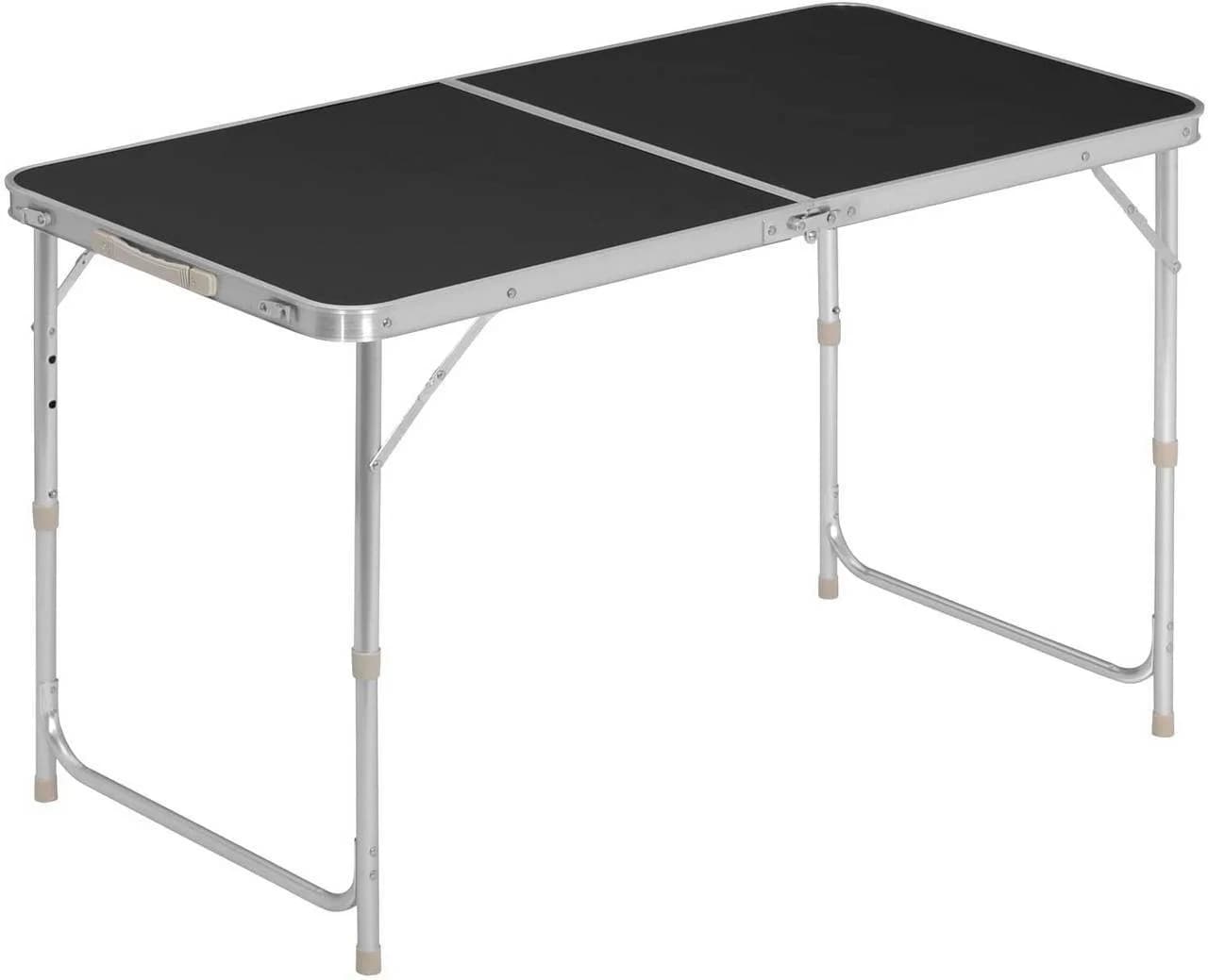 Woltu Campingtisch Klapptisch Höhenverstellbar Aluminium MDF - Bild 2
