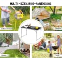 Woltu Campingtisch Klapptisch Höhenverstellbar Aluminium MDF Bild 4