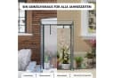 Woltu Foliengewächshaus Tomatengewächshaus Transparent Bild 5