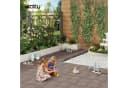 Woltu WPC-Terrassenfliesen Holzoptik Braun Grau 11 St. Bild 1