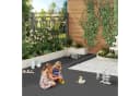 Woltu WPC-Fliesen Terrassendielen Holz-Optik Grau Klicksystem Bild 1