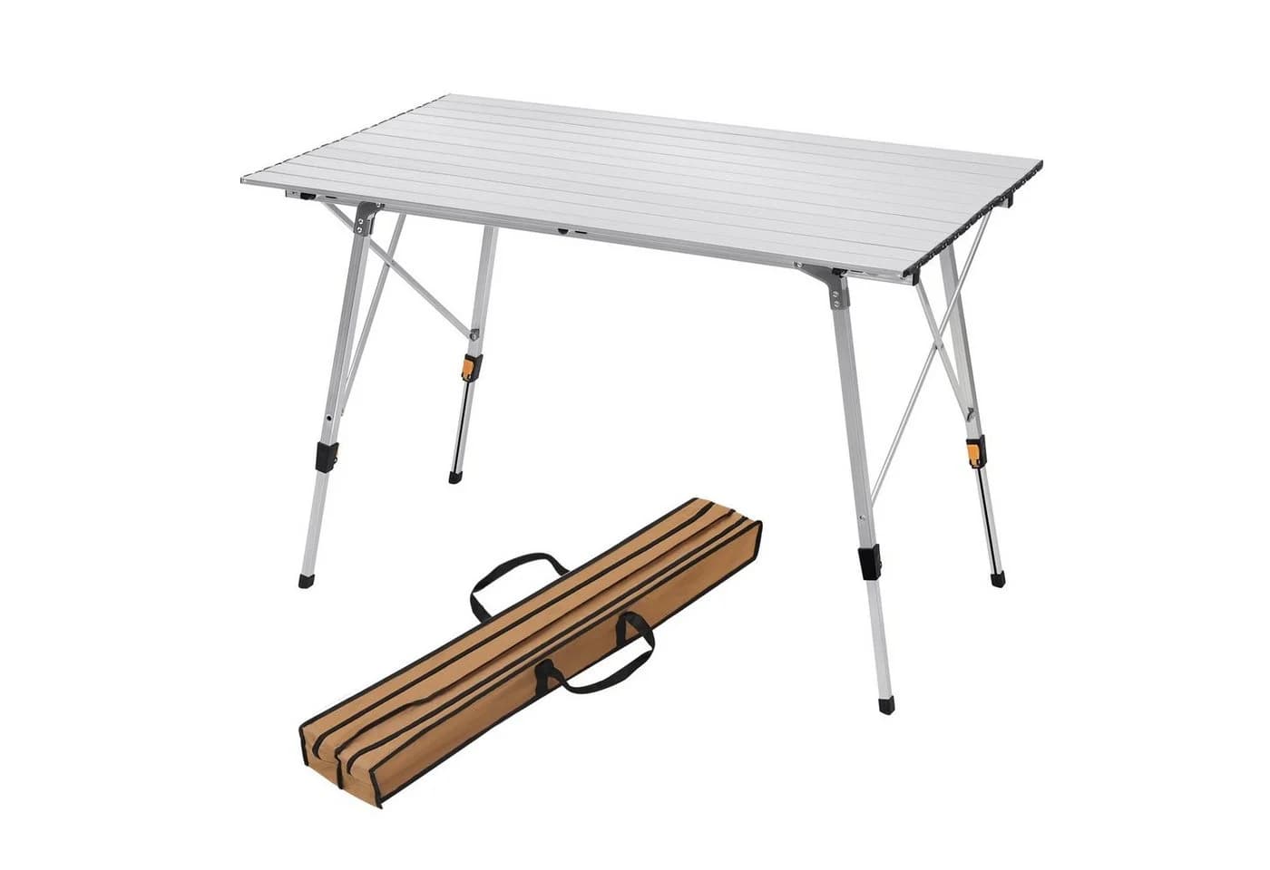 Woltu Campingtisch 120x68.5cm Aluminium für 4-6 Personen - Bild 2