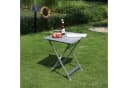 Woltu Campingtisch Klappbar Aluminium Silber Bild 1