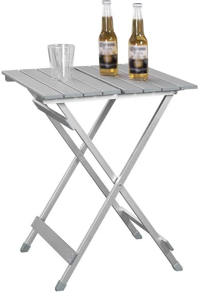 Woltu Campingtisch Klappbar Aluminium Silber - Bild 5