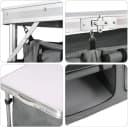 Woltu Campingtisch Höhenverstellbar Silber mit Tragetasche Bild 5