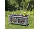 Woltu Campingtisch Höhenverstellbar mit Stauraum Outdoor inkl. Tragetasche Bild 1
