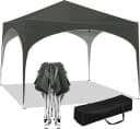 Woltu Pavillon 3x3m wasserdicht grau Bild 2
