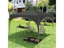 Woltu Pavillon 3x3m wasserdicht grau Bild 4