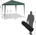 Woltu Faltpavillon 3x3 m Pop-Up Pavillon Bild 3