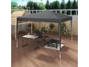 Woltu Faltpavillon 3x3 m Beige/Grau/Blau Bild 1
