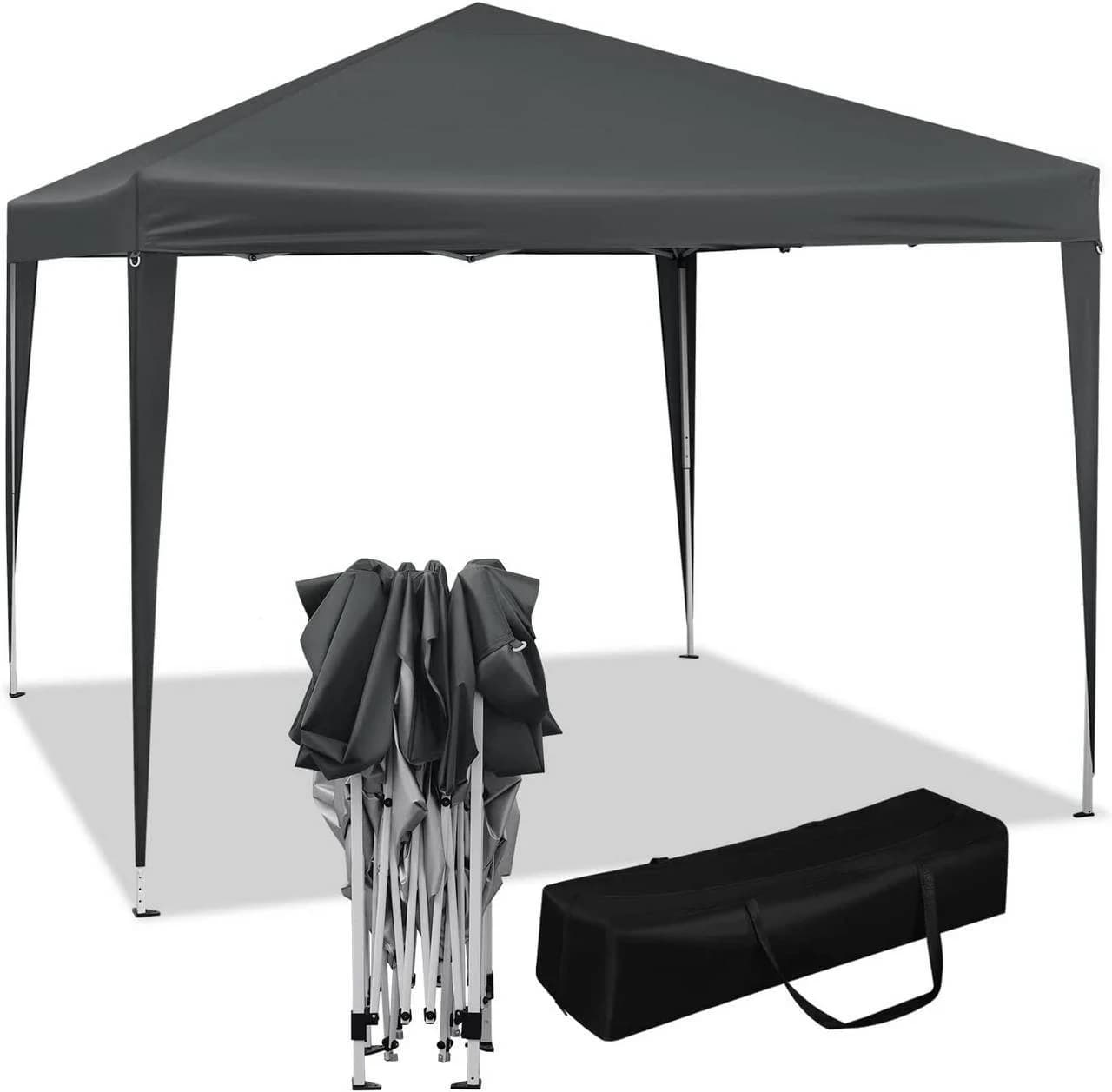 Woltu Faltpavillon 3x3 m Beige/Grau/Blau - Bild 2