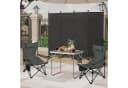 Woltu Campingtisch Grau Klappbar mit Griff Bild 4