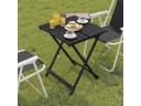 Woltu Campingtisch Klappbar Aluminium Schwarz Bild 1
