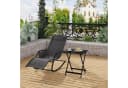 Woltu Campingtisch Klappbar Aluminium Schwarz Bild 4