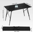 Woltu Campingtisch Aluminium Klappbar Höhenverstellbar 120x68.5cm Bild 3