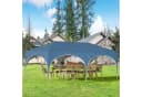 Woltu Pavillon 3x6m Höhenverstellbar mit 6 Seitenwänden Bild 1