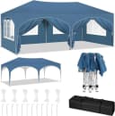 Woltu Pavillon 3x6m Höhenverstellbar mit 6 Seitenwänden Bild 2