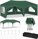 Woltu Pavillon 3x6m Beige/Grau/Blau/Grün Bild 2