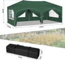 Woltu Pavillon 3x6m Beige/Grau/Blau/Grün Bild 3