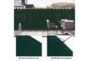 Woltu Zaunblende Sichtschutz HDPE-Gewebe Grün Bild 5