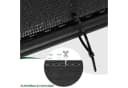 Woltu Sichtschutzzaun HDPE Anthrazit Bild 3