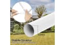 Woltu Pavillon 6-Seitenteile 3,8x3,3 m Sechseckig Moskitonetz Blau Bild 5