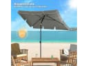 Woltu Sonnenschirm 45° knickbar UV-beständig wasserdicht 200x120 cm Bild 4