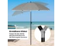 Strandschirm aus Metall und Polyestergewebe in verschiedenen Farben Bild 5