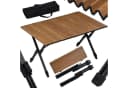 Woltu Campingtisch Alu Klapptisch Holzoptik Bild 2